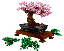 Load image into Gallery viewer, LEGO 10281 Bonsai Tree UK boxed set by Brick Shack featuring detailed pink blossom bonsai model on wooden stand
