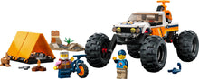 Load image into Gallery viewer, LEGO 60387 4x4 Off-Roader Adventures 60387 set featuring an off-roader, figures, and camping accessories
