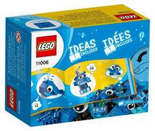 Load image into Gallery viewer, LEGO Classic Creative Blue Bricks set with blue LEGO pieces and creative building ideas included
