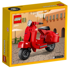 Load image into Gallery viewer, LEGO Creator Vespa 40517 boxed set featuring a detailed red scooter model and vibrant packaging
