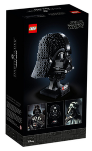 LEGO boxed set Darth Vader helmet LEGO set 75304 featuring detailed design and display stand