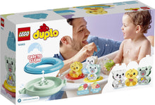 Load image into Gallery viewer, LEGO DUPLO Bath Time Fun Floating Animal Train 10965 with colourful characters for engaging play during bath time

