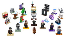 Load image into Gallery viewer, LEGO Harry Potter Advent Calendar 2022 boxed set with miniature figures and magical themed builds
