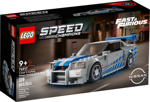 LEGO Speed Champions Nissan Skyline boxed set by Brick Shack featuring Nissan GT-R R34 model