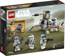 Load image into Gallery viewer, LEGO Star Wars 501st Battle Pack boxed set with four clone trooper minifigures and artillery cannon
