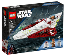 Load image into Gallery viewer, LEGO Star Wars Obi-Wan Starfighter set boxed by Brick Shack with 282 pieces including Obi-Wan Kenobi and droids
