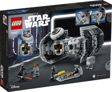 Load image into Gallery viewer, LEGO Star Wars TIE Bomber 75347 boxed set with detailed images and minifigures included
